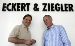 Andreas Eckert & Jürgen Ziegler at Eckert & Ziegler's Headquarters in Berlin